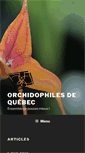 Mobile Screenshot of orchidophilesdequebec.ca